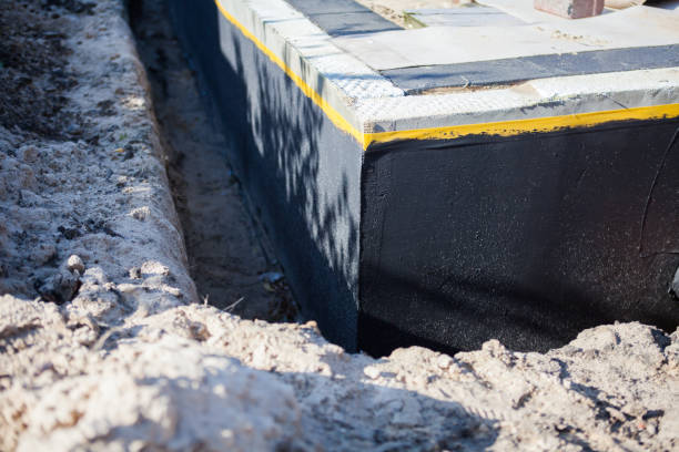 Residential Waterproofing installation at a McComb, OH home by SJ Waterproofing Pros